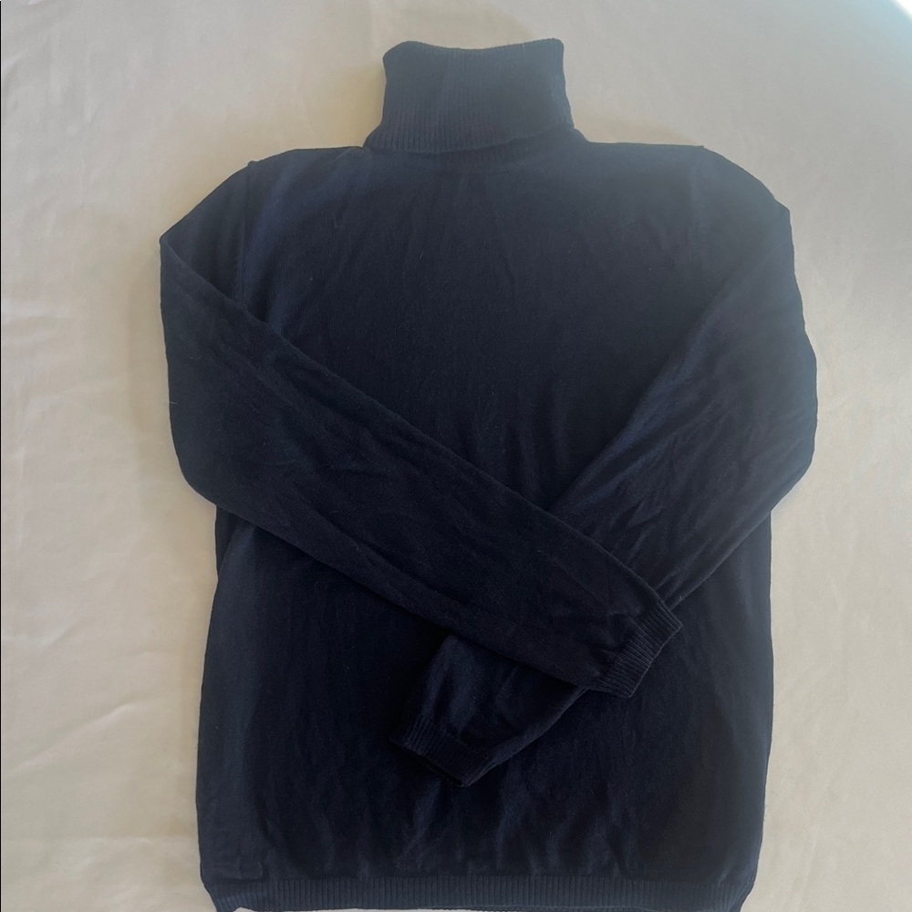 Pendleton Merino Wool Navy Turtleneck Sweater